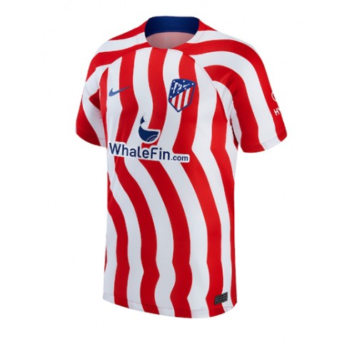Atletico Madrid Antoine Griezmann #8 Hjemmedrakt 2022-23 Kortermet Atletico Madrid Antoine Griezmann #8 Hjemmedrakt 2022-23 Kortermet